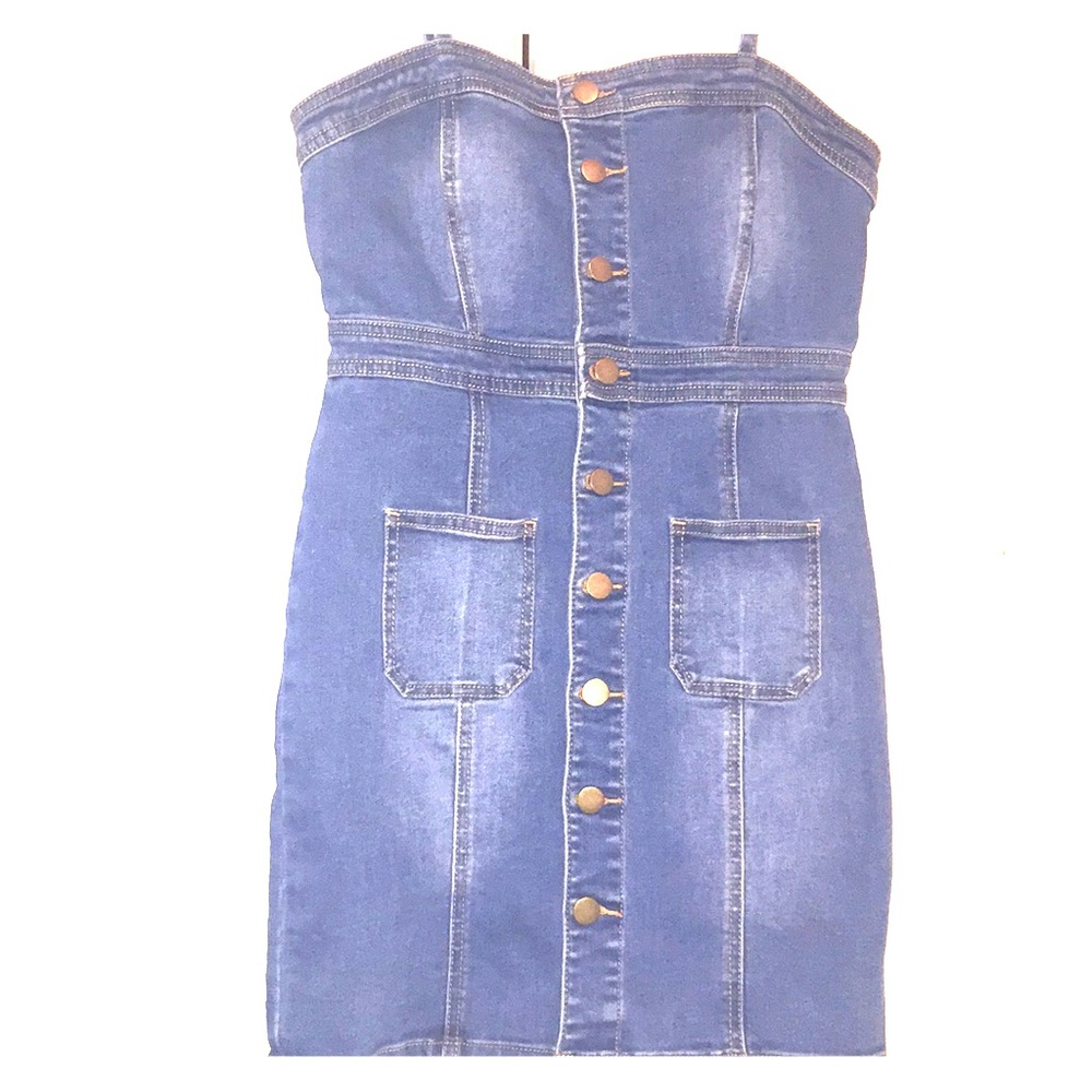 denim/ jean dress